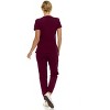 Saint Scrubs Womens 9-Pocket Medical Uniform Set- V-Neck Stretch Top with Seven Pocket Jogger Scrub Pant - 2 of 4