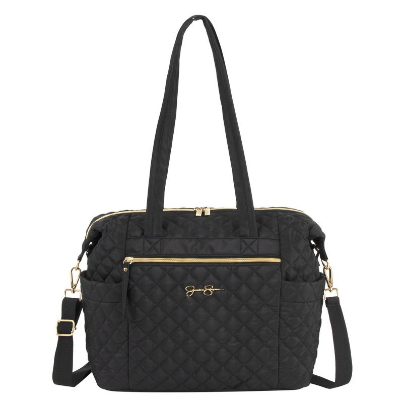 Jessica Simpson Quilted Tote - Black, 1 of 11