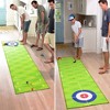 GoSports Pure Putt Challenge Curling & Shuffleboard 2-in-1 Putting Rug - 18pc - 3 of 4