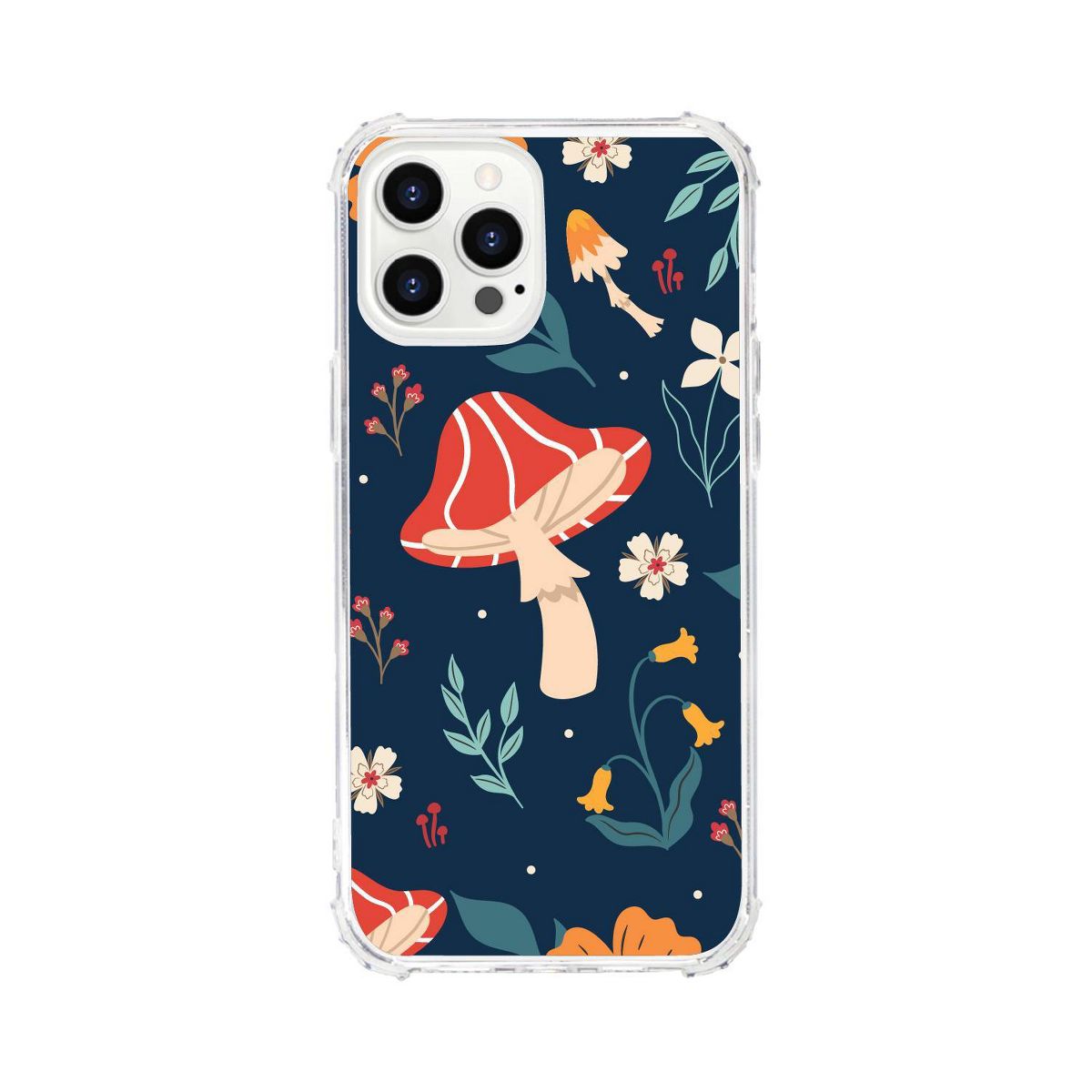 OTM Essentials Tough Edge iPhone 15 Pro Case - Fungi Forest Shrooms