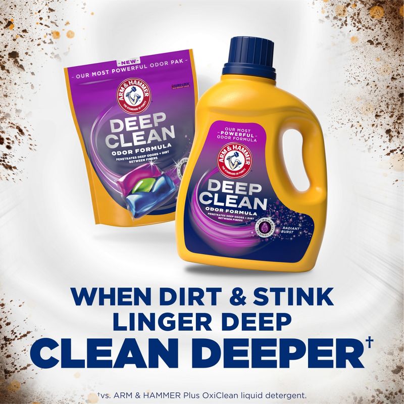 Arm &#38; Hammer Deep Clean Odor Liquid Laundry Detergent - 102 fl oz, 5 of 12