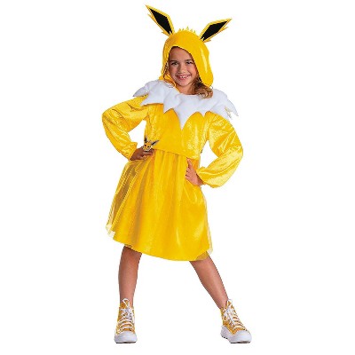 Pokémon Kids' Jolteon Halloween Costume Dress - Yellow - 10-12