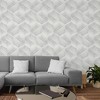 Nicole Miller Geo Movement Oyster Peel & Stick Wallpaper - image 2 of 4