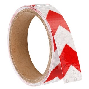 Unique Bargains Arrow Pattern Cars Waterproof Adhesive High Visibility Safety Reflective Tape - 1 of 4