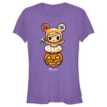 Juniors Womens Tokidoki Halloween Donutella T-Shirt