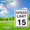 Unique Bargains Aluminum Weather Resistant Waterproof Rust Free Traffic Sign 1 Pc - 2 of 4