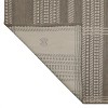 5' x 7' Six Diamond Outdoor Rug Linen - Threshold™: Woven Polypropylene & Polyester, Hose Clean, Traditional Style - 3 of 4