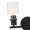 Designers Fountain Cedar Lane 2 - Light Vanity in  Matte Black - 2 of 2