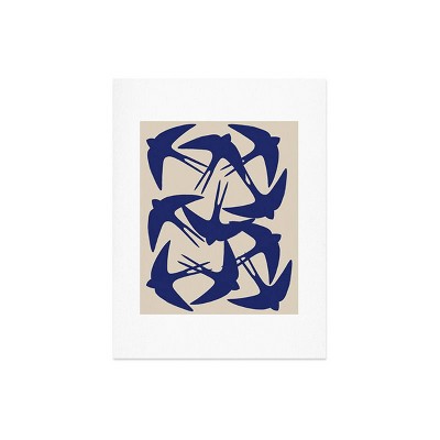 Deny Designs Menina Lisboa Spring Swallows Art Print