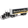 Kenworth W900 Truck Black with Dry Van Trailer "Tribute To Truckers Keep on Truckin'" 1/32 Diecast Model by New Ray - 2 of 4