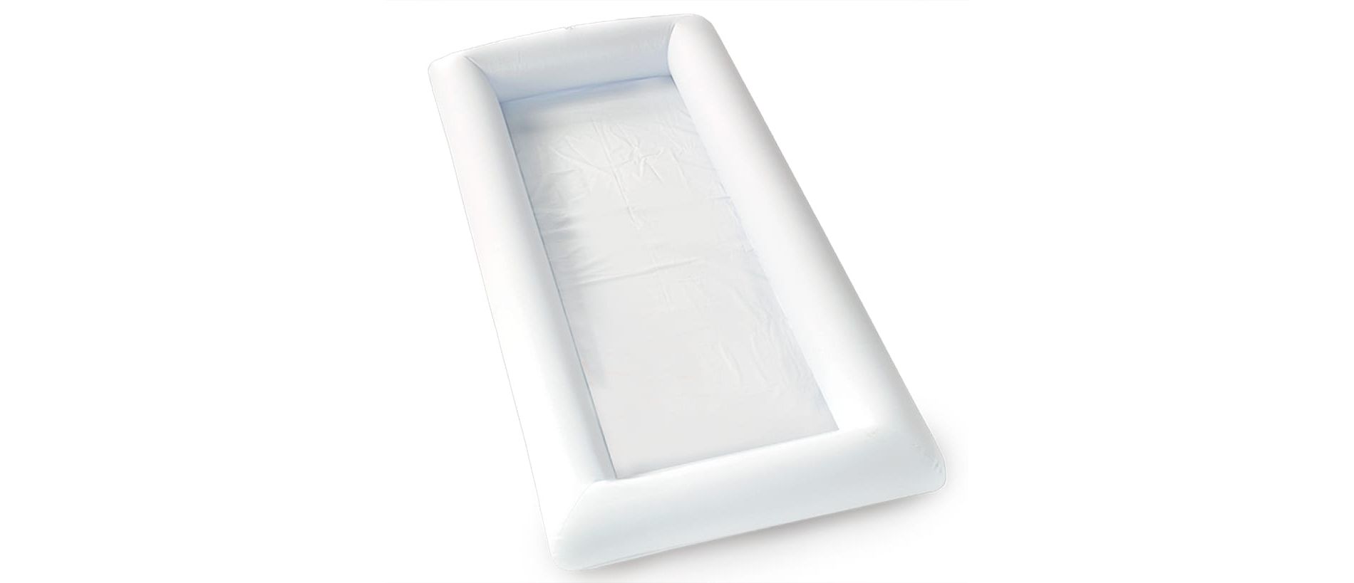 The Lakeside Collection Inflatable Buffet Cooler - Party, BBQ, Outdoor - White