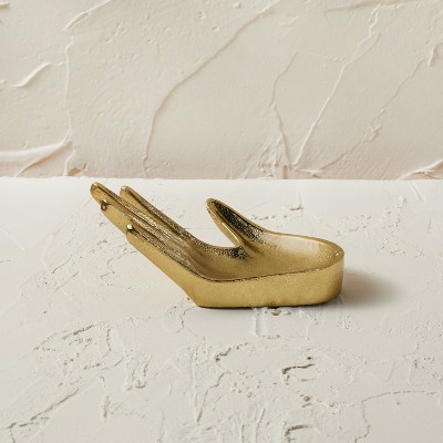 2.4" x 5.6" Hand Figurine Decorative Gold - Opalhouse™ designed with Jungalow™