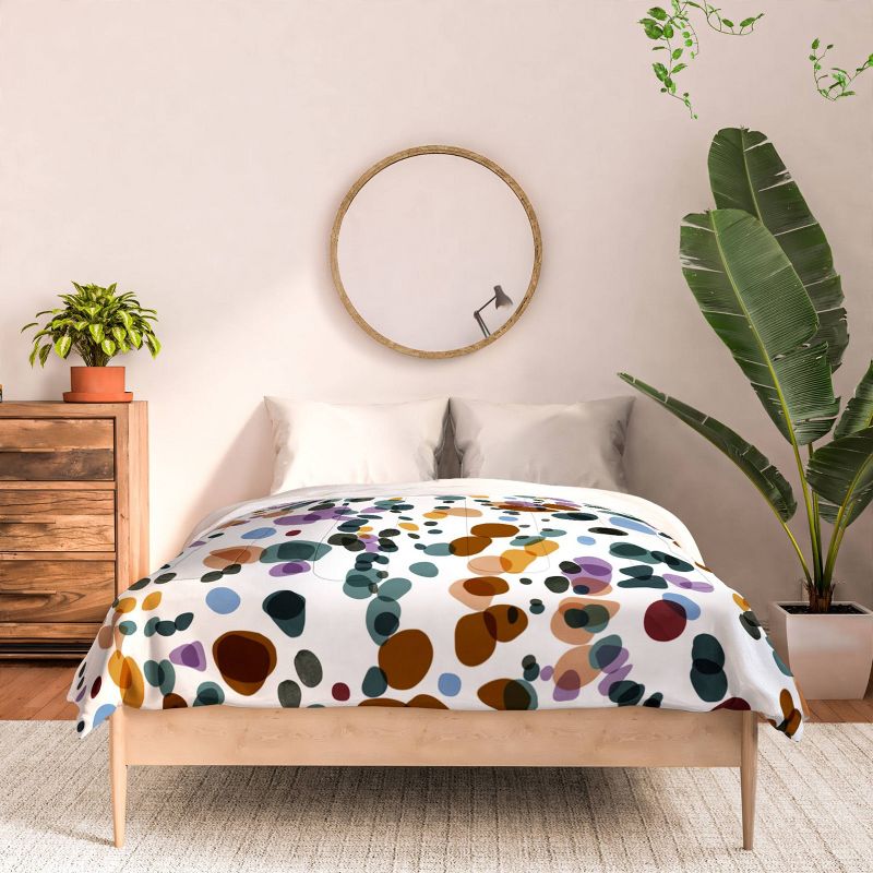 Deny Designs Marta Barragan Camarasa Waves Comforter Bedding Set Green, 4 of 6