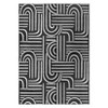 Modern Area Rug for Living Room, Vintage Low Pile Floor Rug with Non Slip Backing, Washable Stain Resistant Carpet for Dorm Office - 4 of 4