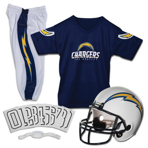 NFL Los Angeles Chargers Franklin Sports Deluxe Uniform Set- Medium