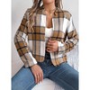 Jackets Women Casual Womens Casual Long Sleeve Short Vintage Pocket Slouchy Womens Casual Jackets and Coats - 4 of 4