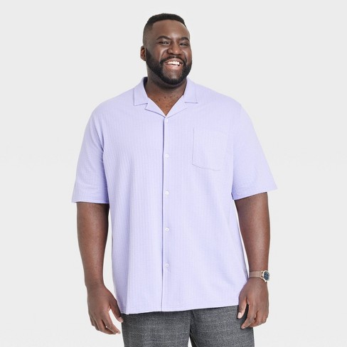 Light purple hot sale button up