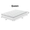 DSVIMOY Mattress 10 Inch Hybrid Gel Memory Foam Pocket Coils for Breathable Support for Bedroom
, White, 46.1"*17.7"*17.7" - 3 of 4