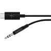 Belkin® RockStar™ 3.5 mm to USB-C® Audio Cable, 3 Feet in Black - 2 of 4