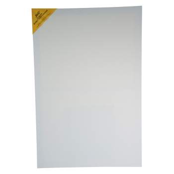 Bright Creations 2 Pack Stretched Blank White Canvas Boards For
