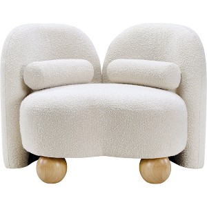 Meridian Furniture,Daphne Chenille Fabric Chair - 1 of 4