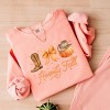 Simply Sage Market Coquette Howdy Fall Lightweight Garment Dyed Sweatshirt - 3 of 4