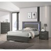 NicBex Nightstand with 2 Drawers,Side Table with Handles and Wood Frame,Modern Bedside Table for Bedroom,Living Room - 2 of 4