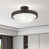 Livex Lighting New Brighton 3 - Light Semi-Flush Mount in  Bronze - 2 of 4