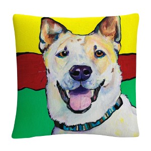 Pat Saunders 16 X 16 Decorative Throw Pillow by Trademark Fine Art - 1 of 4