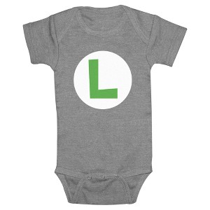 Infant's Nintendo Luigi Circle Icon Bodysuit - 1 of 4