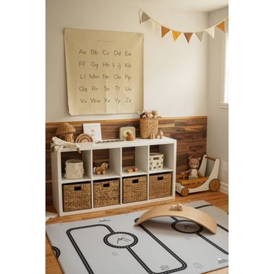 Reversible Black and White Foam Baby Play Mat