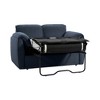 Modern Convertible Sofa Bed: Chenille Upholstery, Plush Comfort - 2 of 4