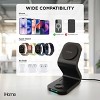 iHome 15W 3-in-1 Magnetic Wireless Charging Stand, MagSafe Compatible, Charges Up to 3 Devices - 4 of 4