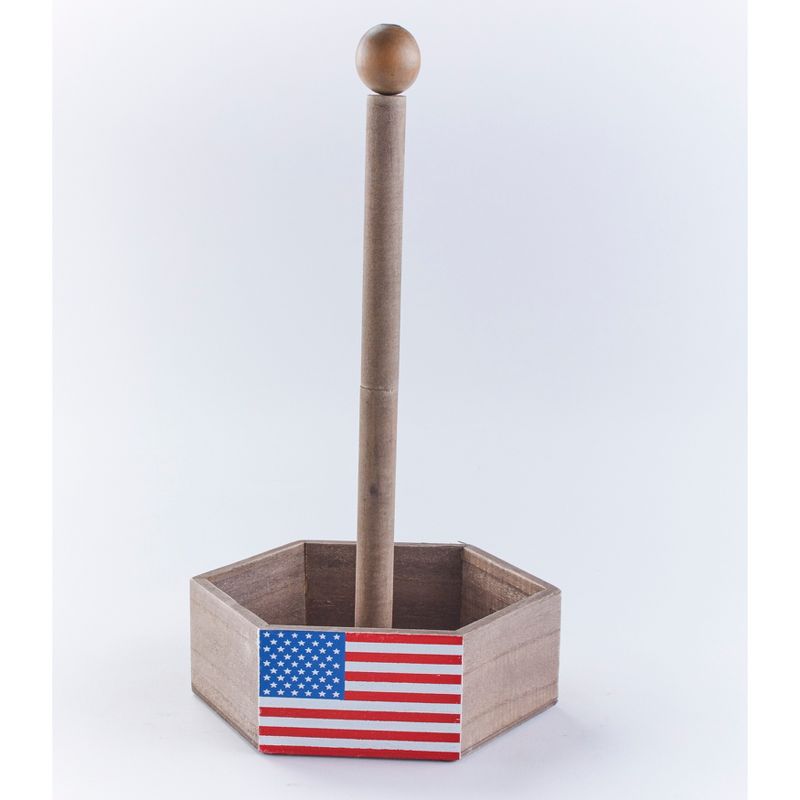 The Lakeside Collection Wooden Americana Serving Collection, 1 of 4