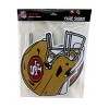 NFL San Francisco 49ers 2pk Logo and Helmet Garden Stake Set - 4 of 4
