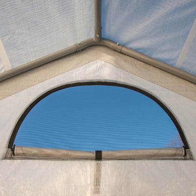 Miracle-Gro Compact 6x6 All-Season Waterproof Greenhouse with Luminate Fabric