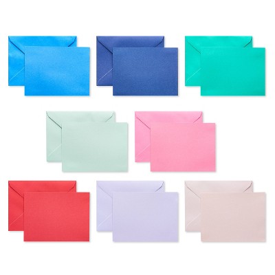 200ct Blank Cards with Envelopes Bright Rainbow - Spritz™