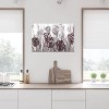 iCanvas Indigo Field Burgundy by Susan Jill Canvas Print Wall Art - 3 of 3