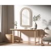Elegant Lighting Arch Cornhusk Mirror 24x36 in Linen White - 3 of 4
