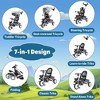 Baby Tricycle, 7 in 1 Folding Toddler Tricycle w/Removable Adjustable Push Handle - 2 of 4