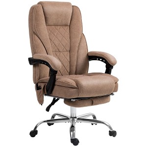 Okak Massage Office Chair with 6 Vibration Points, Heated Desk Chair with Reclining Back and Adjustable Height, Swivel Chair for Study, Office - 1 of 4