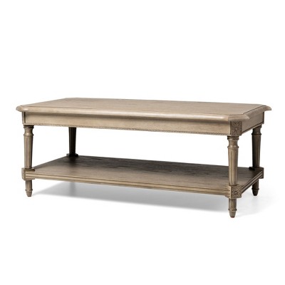 Maven Lane Pullman Traditional Square Wooden Coffee Table