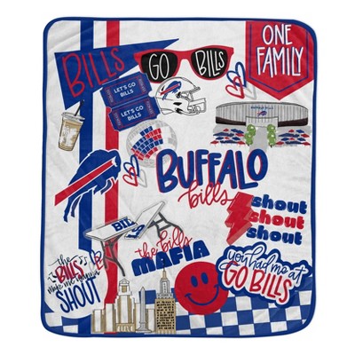 NFL Buffalo Bills Native Fan Royal Plush Blanket