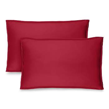 Red Border 8x8 Pillow Sham
