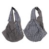 Unique Bargains Pet Sling Carrier Adjustable Pet Sling Gray Black White - 2 of 4