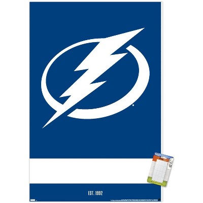 Trends International Nhl Tampa Bay Lightning - Logo 21 Unframed Wall ...