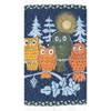 Earth Rugs Hand-Braided Jute Oval Tread with Owl Design, 20"x30" Rustic Lodge Accent - 3 of 3