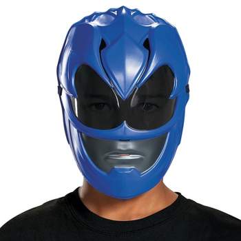 Kids Power Rangers Blue Ranger Costume Mask -  - Blue