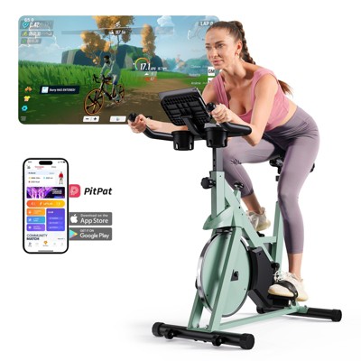 Superun Pro Magnetic Exercise Bike 32-Level Silent Resistance 300 lbs Capacity Commercial-Grade Indoor Cycle with Smart LCD Display