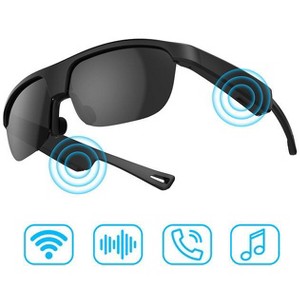 Sungale Polarized Bluetooth Smart Glasses - Mic, Open-Ear Stereo Sound, IP65 & 5-Hr Battery - Use for Music listening / Phone Calls - 1 of 4